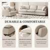 2-Piece Chenille Modular Upholstered Sofa Set with 4-Seater Capacity - 4 of 4