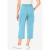 Woman Within Plus Size Petite Knit Cargo Capri - 3 of 4