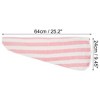 Unique Bargains Women's Stripe Hair Drying Towel  1 Pc - 2 of 3