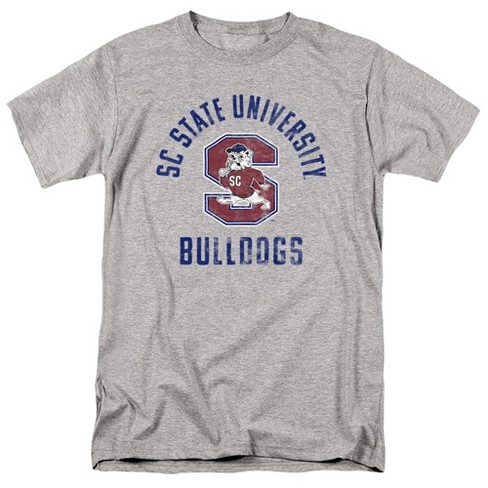 South Carolina State University Official Bulldogs Logo Adult T-Shirt, Athletic Heather - image 1 of 4