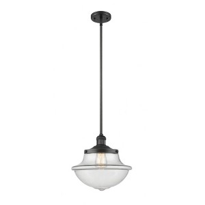 Oxford - 1 Light Stem Hung Mini Pendant In Traditional Style-11.5 Inches Tall and 11.75 Inches Wide - 1 of 1