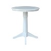 International Concepts 30" Round Top Pedestal Table - 34.9"H - 2 of 4