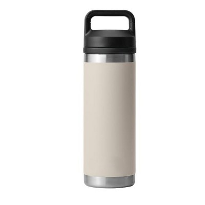 Stainless Steel with Chug Cap 18 oz Bottle, Vacuum Insulated, (White)
