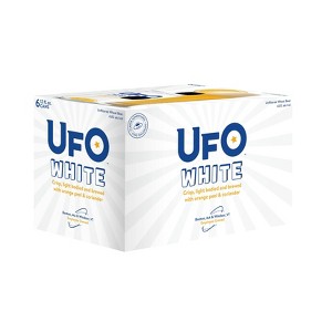 UFO White Unfiltered Wheat Beer - 6pk/12 fl oz Cans - 1 of 4