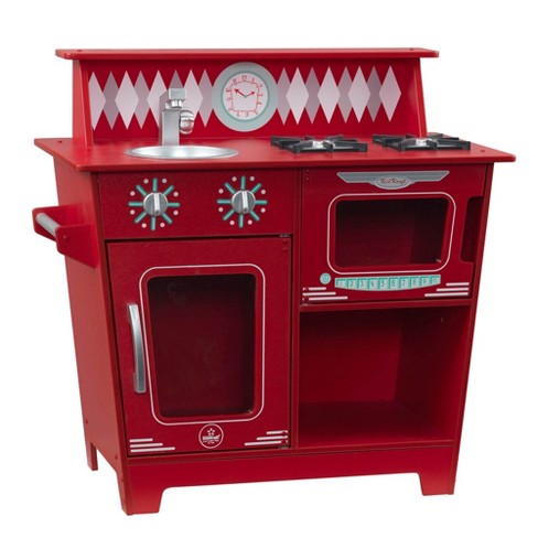 Kidkraft Classic Wooden Pretend Play Cooking Kitchenette Toy Set