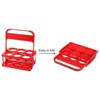 Unique Bargains 6 Cups Foldable Reusable Plastic Drink Carrier with Handle - 4 of 4