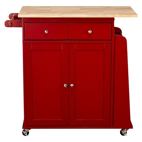 TMS Michigan Kitchen Cart - Red