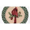 Earth Rugs Cardinal Printed Round Trivet 10"x10" Heat-Resistant Kitchen Accessory - 2 of 3