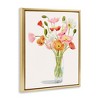 Stupell Industries Vivid Poppies Glass Floral Bouquet Arrangement Floating Frame Canvas Art - 2 of 4