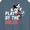 Women's - Disney - Play By The Rules Soccer Graphic Racerback Tank - 2 of 4