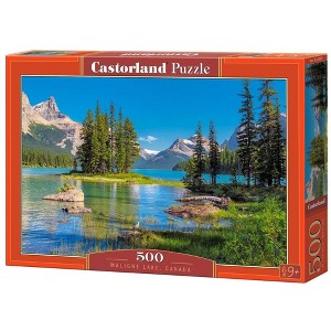 500 Piece Jigsaw Puzzle, Maligne Lake, Canada, Jasper National Park, Landscape, Adult Puzzle, Castorland B-53803 - 1 of 4