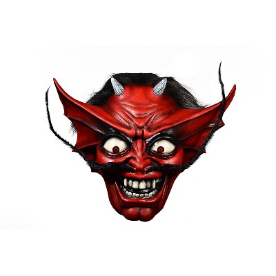 Trick or Treat Studios Iron Maiden The Number of the Beast Cover Devil Overhead Mask - Red
