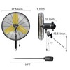Ihomadore 24" Wall Fan for Commercial 3-Speed Auto Oscillation Portable Fan - 3 of 3