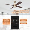 Parrot Uncle 52" Modern Natural Brass RGB LED Ceiling Fans With Lights and Remote - 3 of 4