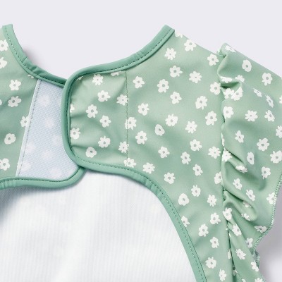 Short Sleeve Bib - Floral Ruffle - Cloud Island&#8482;_0