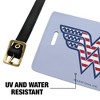 Wonder Woman Usa American Flag Logo Luggage ID Tags Set of 2 - 4 of 4