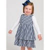 RuffleButts Toddler Girls Woven Bow Jumper Dress - 3 of 4
