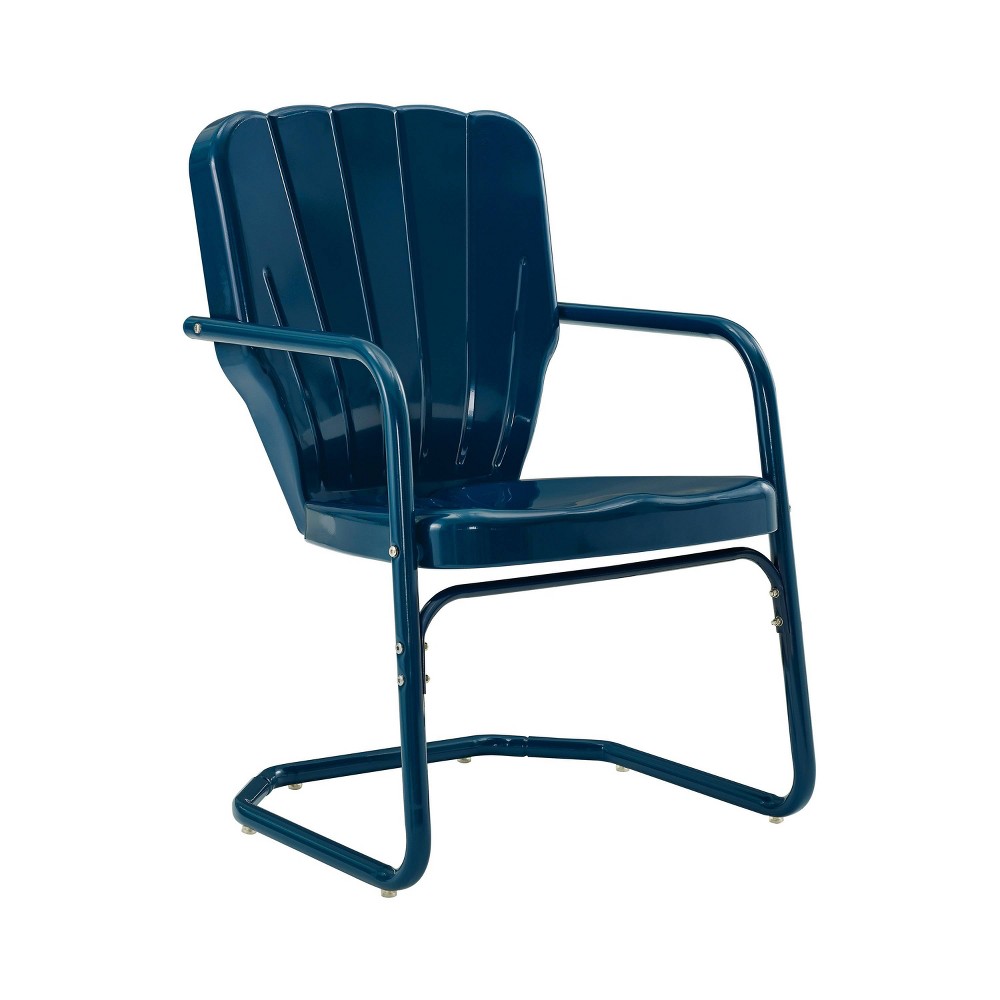 Photos - Garden Furniture Crosley Ridgeland 2pk Outdoor Chairs - Navy  