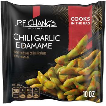 P.F. Chang's Frozen Steam Sides Chili Garlic Edamame - 10oz