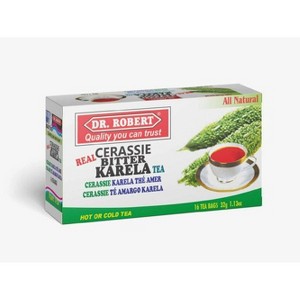 Dr Robert Cerassie Bitter Karela Tea 16 Tbags - 1 of 1