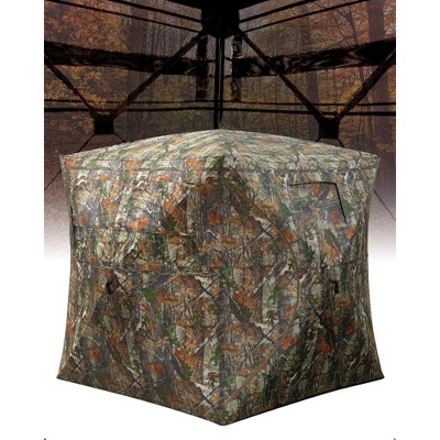 Hunting Blind 270 Degree See Through - Pop Up Ground Blind for 2-3 & 4-6 Person