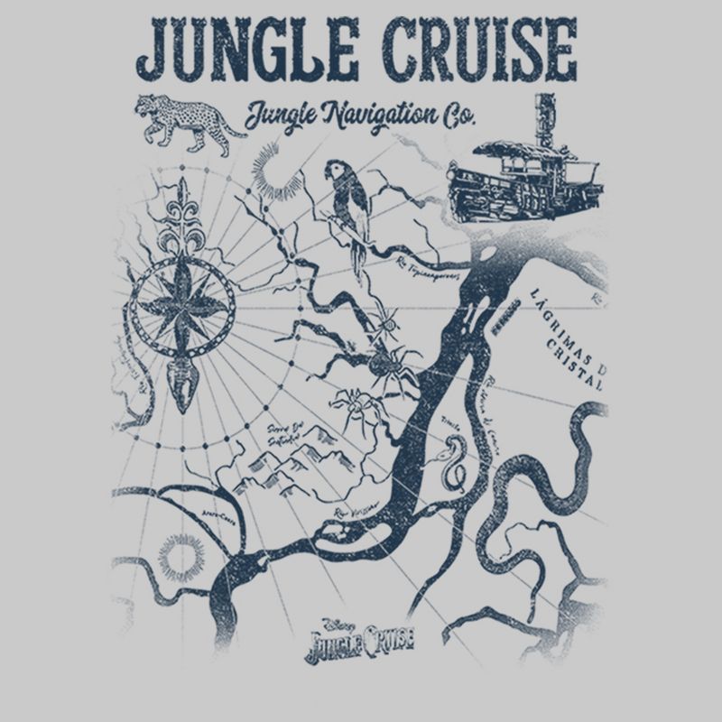 Men's Jungle Cruise Map of the Jungle Sweatshirt, 2 of 5