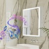 ARTLOGE Aluminum Led Bathroom Mirror Cabinet Bluetooth Speaker Anti-Fog Makeup Mirror - 2 of 4