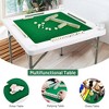 Costway 35'' 4-Player Mahjong Card Game Portable Folding Table w/Cup & Coin Holder - image 3 of 4