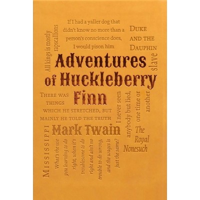 Adventures of Huckleberry Finn - (Word Cloud Classics) by  Mark Twain (Paperback)