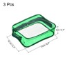 Unique Bargains Travel PVC Toiletry Bags Cosmetic Bags with Zipper for Home Storage and Travel - 2 of 3