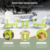 WestinTrends All-Weather Outdoor Patio Round Poly Adirondack Side Table - 3 of 4