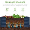 Best Choice Products 4x2x2ft Outdoor Metal Raised Garden Bed, Planter Box for Vegetables, Flowers - 4 of 4