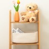 Aoibox Woven Cotton Rope Storage Baskets Set of 3 Off White Decorative Cube Organizers for Closet Shelf 11.5x7.5x4.7 - 4 of 4
