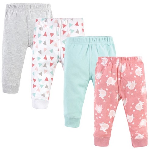 NEWBORN,3-6,6-9 Months BABY GIRL TROUSERS WITH FEET *FLEECE LINED* 100%COTTON 