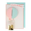 Meri Meri Air Balloon Honeycomb Birthday Card (Pack of 1) - 2 of 2