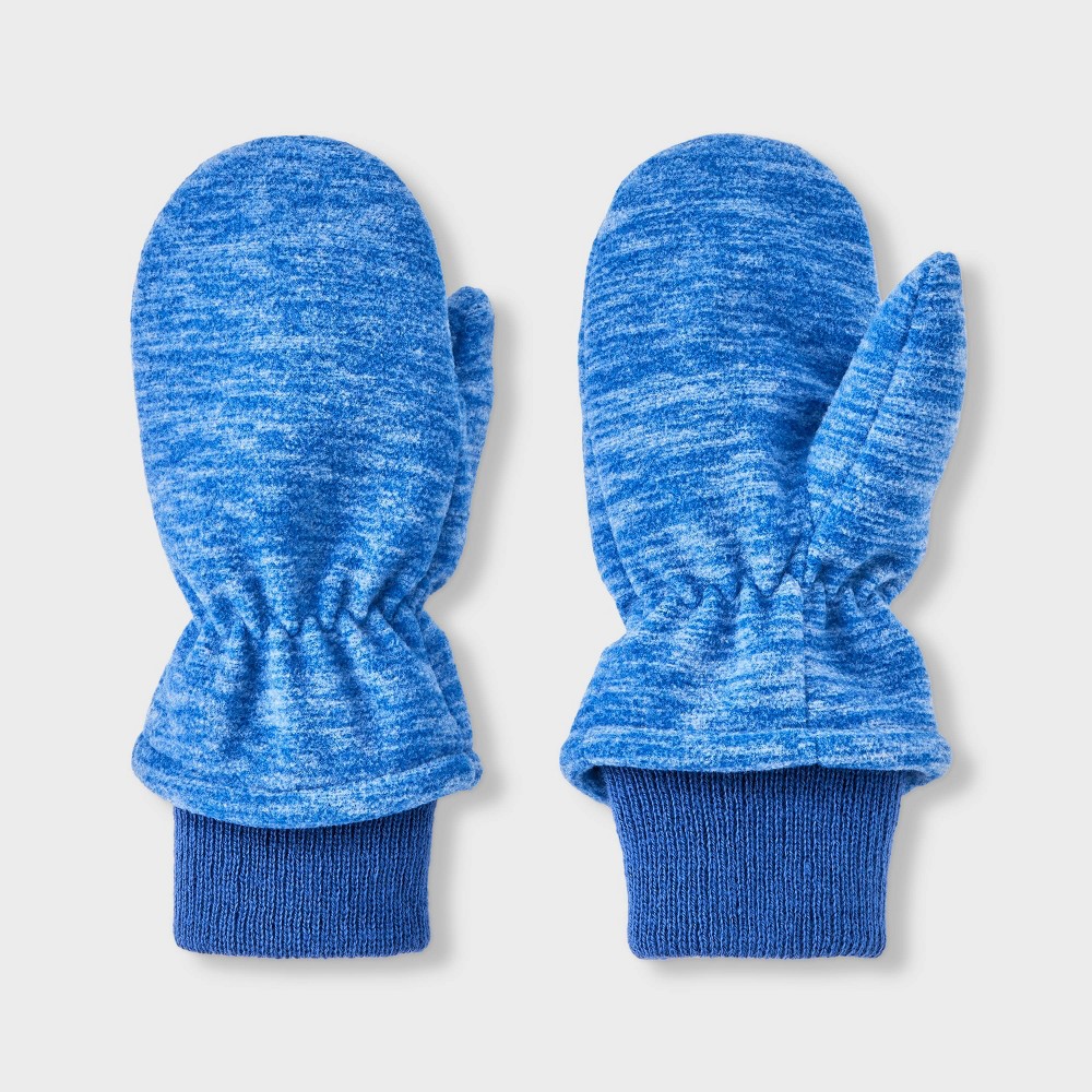 Baby Boy Fleece Mitten - Cat & Jack Blue 12-24M