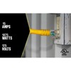 Yellow Jacket 25 Foot 3 Outlet 3-Prong Extension Power Cord with Lighted Plugs for Industrial, Commercial, Residential, and Construction Use - 4 of 4