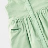 Toddler Girls' Adaptive Woven Floral Dress - Cat & Jack™ Pale Green - image 4 of 4