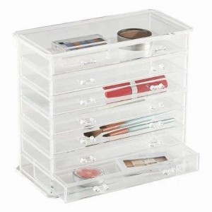 7 Drawers Clear Acrylic Jewelry Organizer - Clear Jewelry Box,  Jewelry Case Storage for Women - Homeitusa - 1 of 1