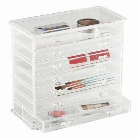 7 Drawers Clear Acrylic Jewelry Organizer - Clear Jewelry Box, Jewelry Case  Storage For Women - Homeitusa : Target