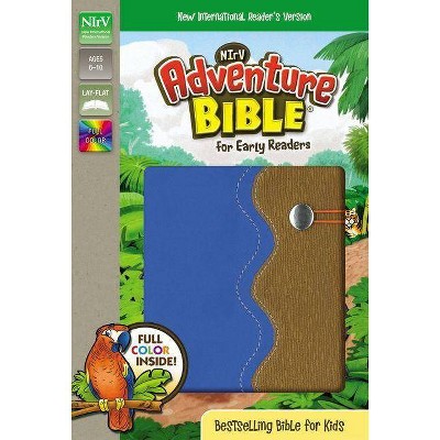 Adventure Bible for Early Readers-NIRV-Elastic Band Closure - by  Lawrence O Richards (Leather Bound)