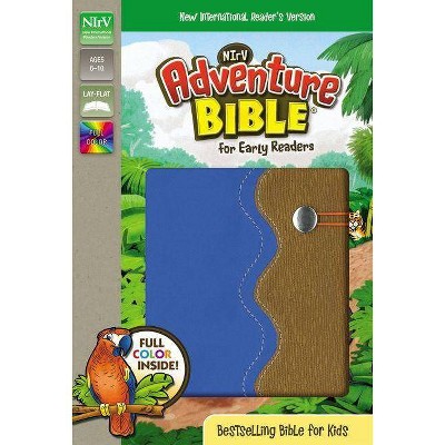 Adventure Bible for Early Readers-NIRV-Elastic Band Closure - by  Lawrence O Richards (Leather Bound)