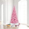 Vickerman Pink Fir Slim Artificial Christmas Tree PreLit - 3 of 3
