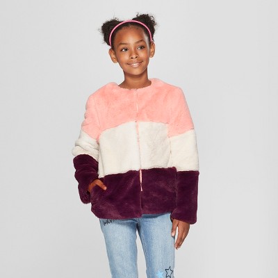 target pink fur jacket