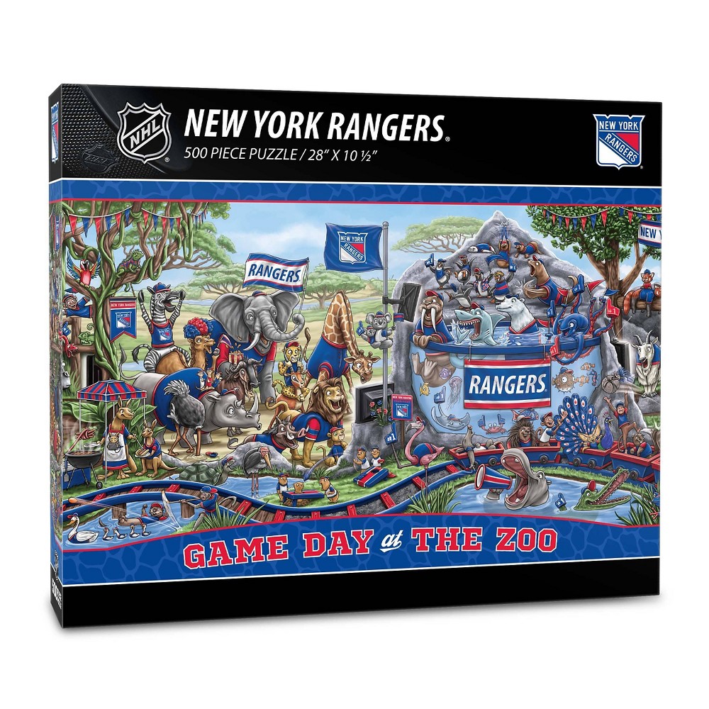 Photos - Jigsaw Puzzle / Mosaic NHL New York Rangers Game Day At The Zoo Puzzle - 500pc