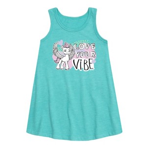- My Little Pony - Love Your Vibe Graphic Sleeveless Aline Dress - 1 of 3