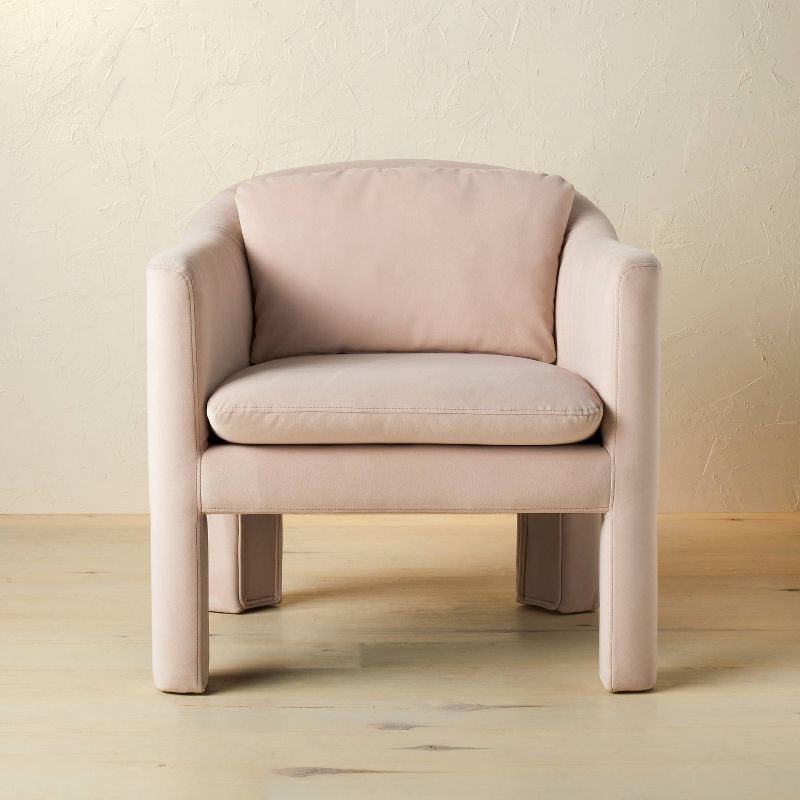 Linaria Fully Upholstered Velvet Accent Chair - Opalhouse™ designed with Jungalow™ , 4 of 15