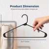 SereneLife Slim Plastic Hangers - image 2 of 4