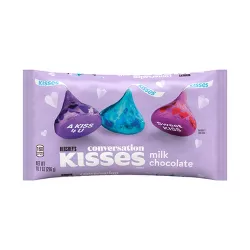 Hershey's Valentine's Kisses Milk Chocolate Conversation - 10.1oz