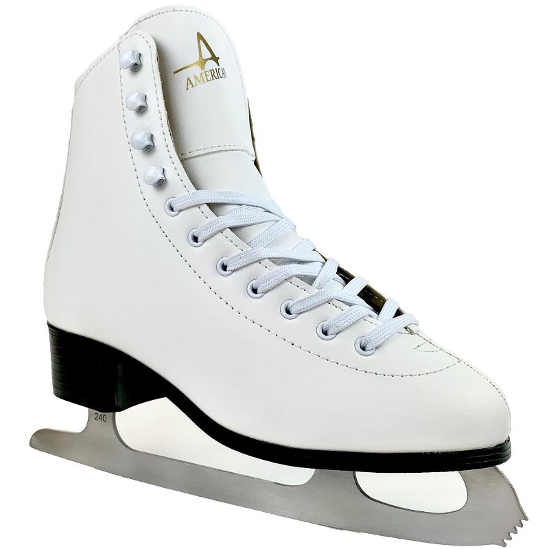 American Athletic Women's Leather Lined Figure Skate, 3 of 7